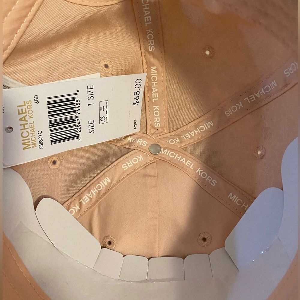 Michael Kors Light Pink Monogram Cap - Picture 4 of 5